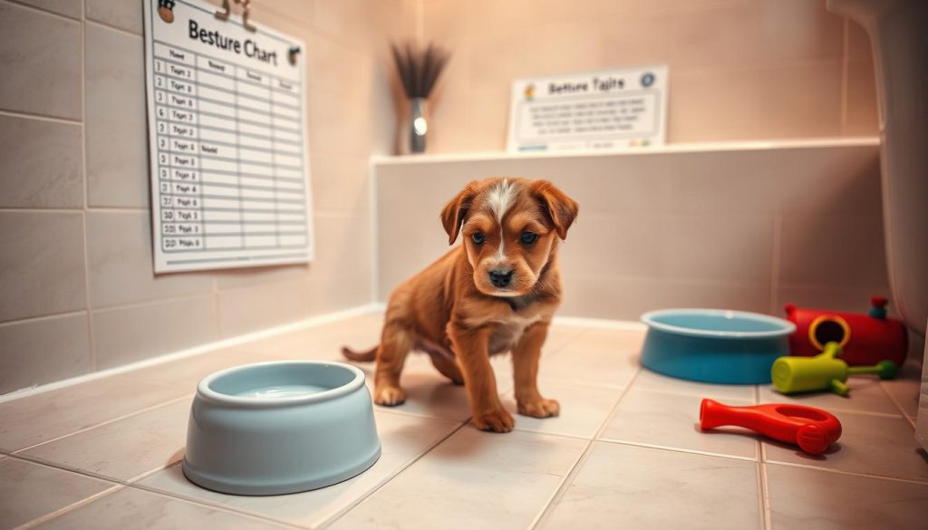 puppy bathroom schedule