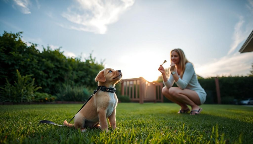 train puppy to pee outside