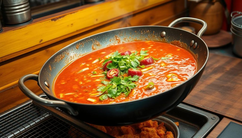 hawker stall chilli crab sauce