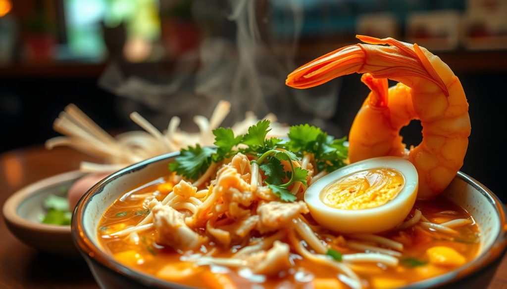 laksa fusion dish