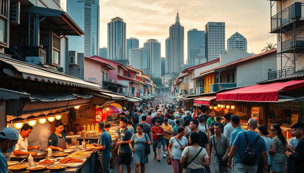 street food in singapore