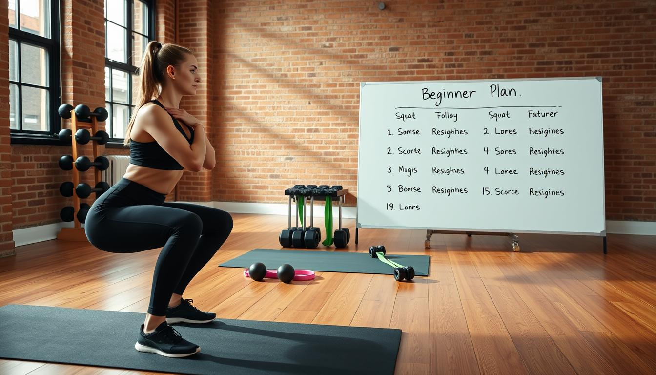 gym workout routine for beginners
