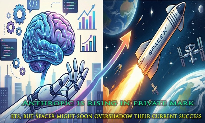 Anthropic is rising in private markets, but SpaceX might soon overshadow their current success