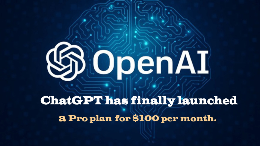 A graphic image announcing the launch of Open AI's new premium subscription, 'ChatGPT Pro