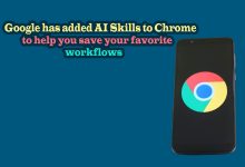 A graphic interface of the new 'AI Skills' feature added to the Google Chrome browser, which helps speed up the user's work