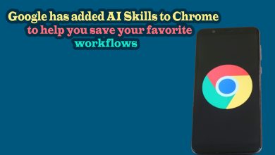 A graphic interface of the new 'AI Skills' feature added to the Google Chrome browser, which helps speed up the user's work