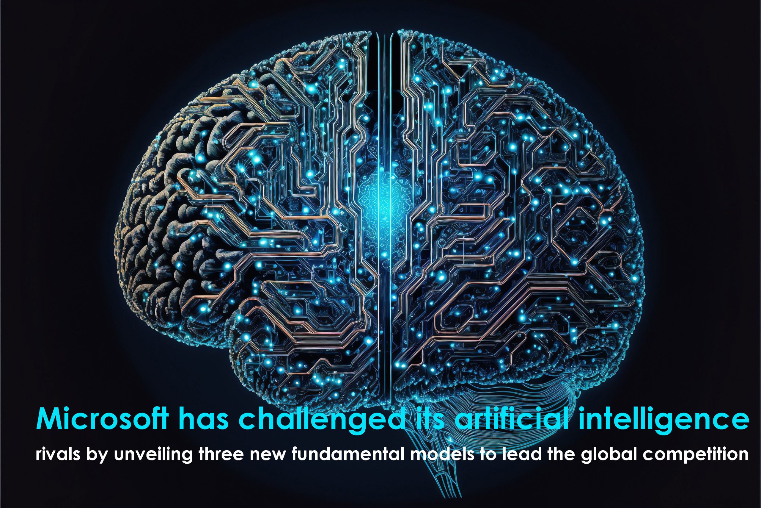 Microsoft has challenged its artificial intelligence rivals by unveiling three new fundamental models to lead the global competition