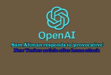 An image of Sam Altman's response to the 'New Yorker' article after the attack on his home