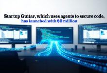 A logo or graphic presentation of Guitar, an AI-powered cybersecurity startup that launched with $9 million in investment