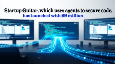 A logo or graphic presentation of Guitar, an AI-powered cybersecurity startup that launched with $9 million in investment