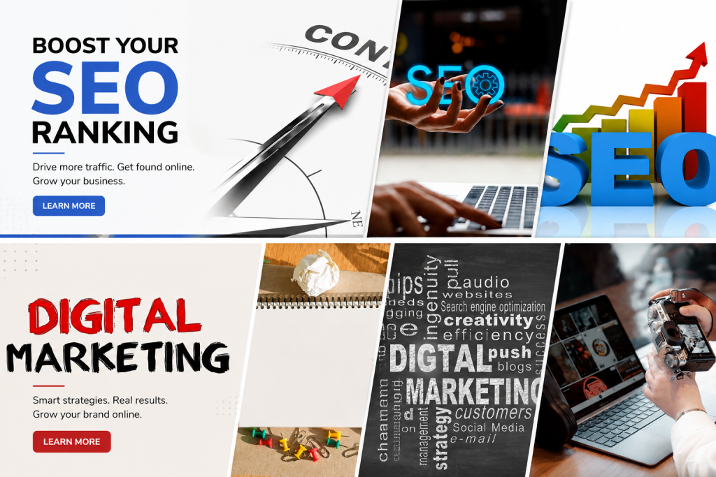 Digital marketing trends, content ,SEO most popular.