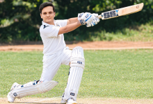 Cricket batting trends 2026 showing a modern batter playing an aggressive shot