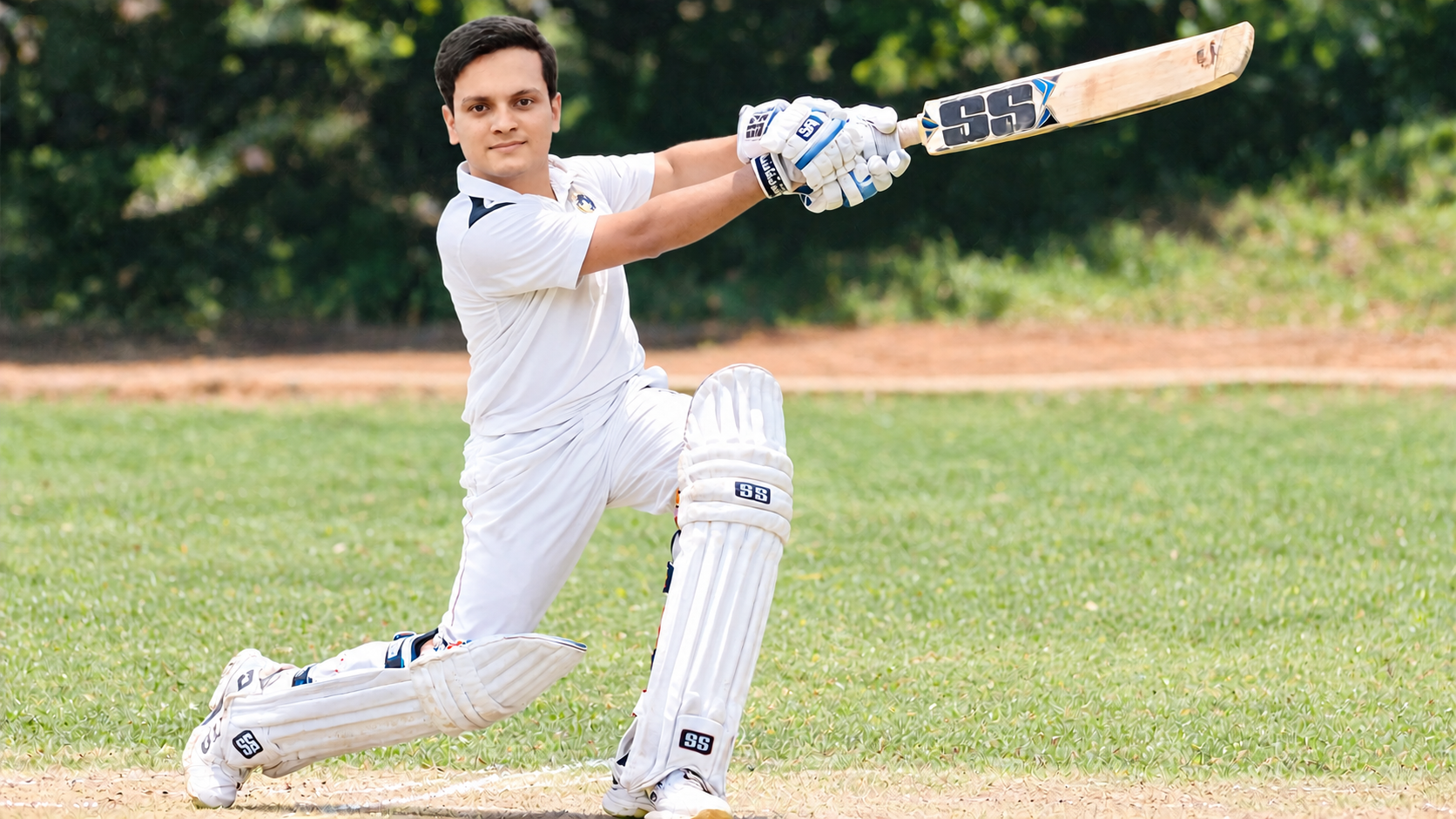 Cricket batting trends 2026 showing a modern batter playing an aggressive shot