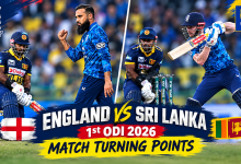England vs Sri Lanka 1st ODI 2026 match turning points