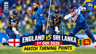 England vs Sri Lanka 1st ODI 2026 match turning points