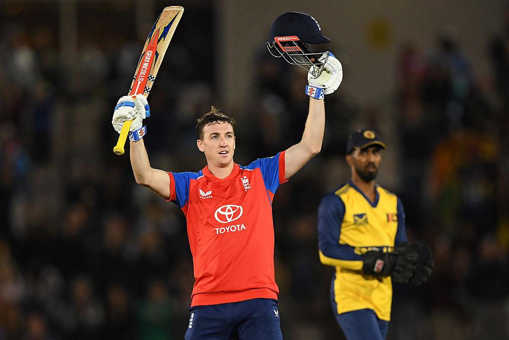England vs Sri Lanka T20I 2026 Harry Brook celebration