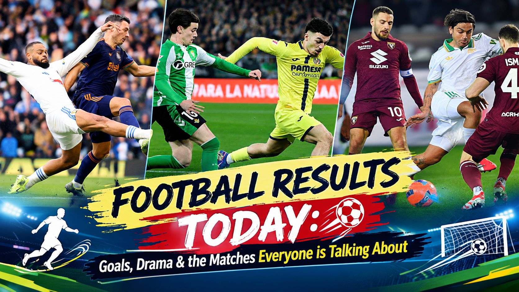 Football results today and major match highlights