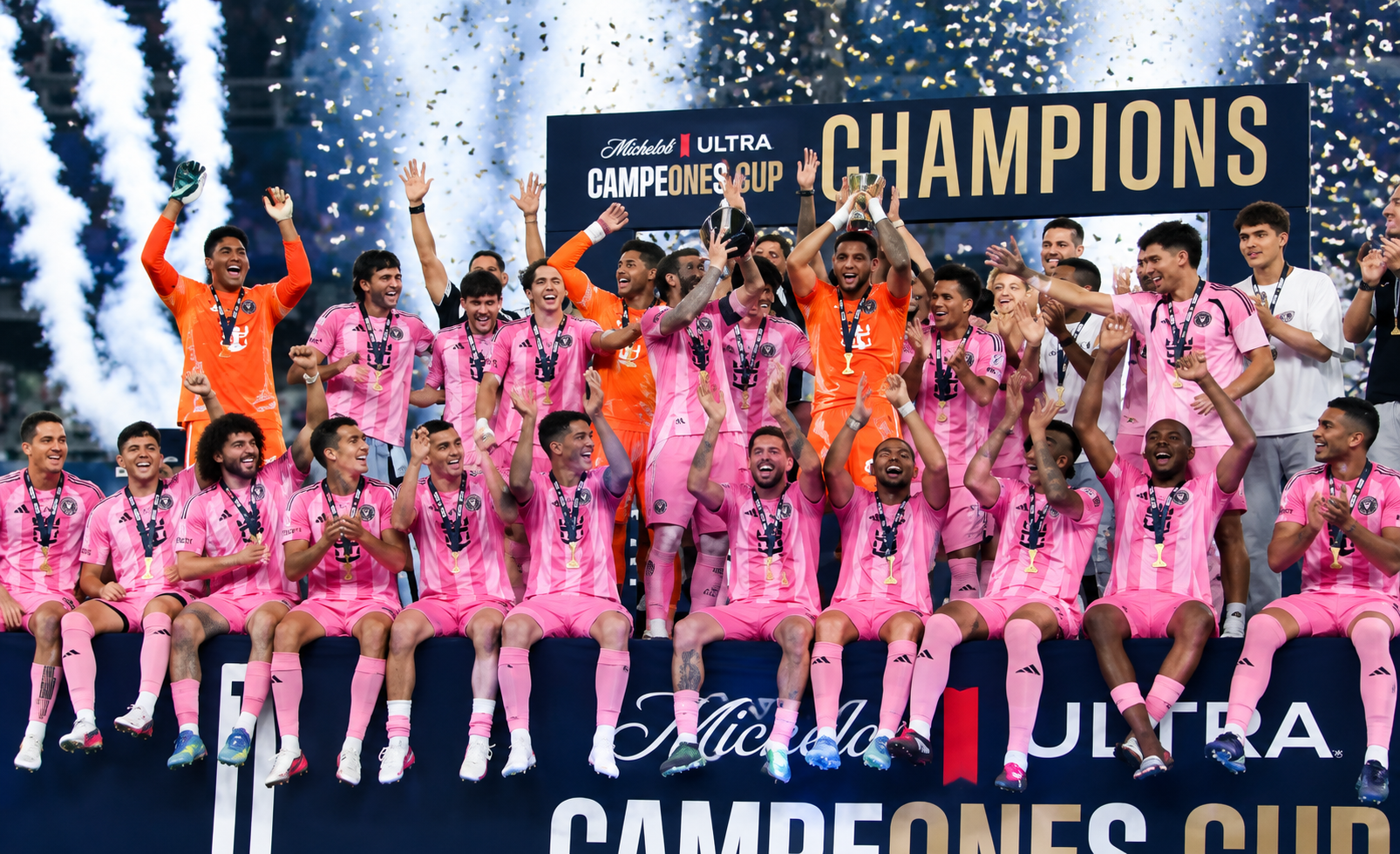 Inter Miami celebrate Campeones Cup 2026 with Messi and Casemiro