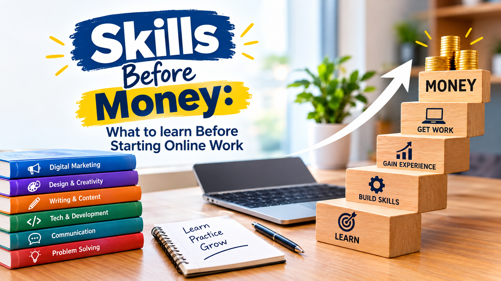 Skills to learn before starting online work