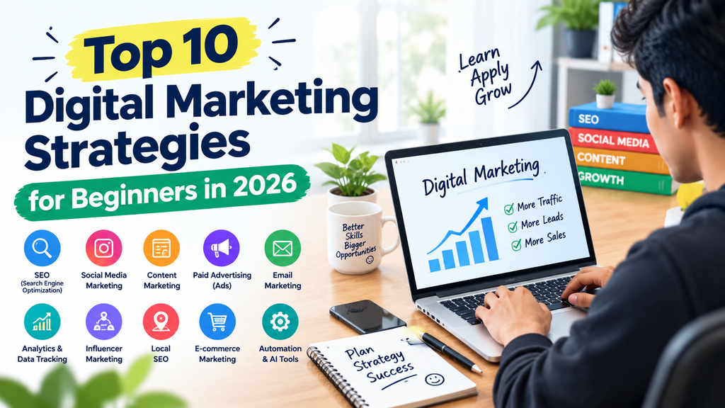 Digital marketing strategies for beginners in 2026