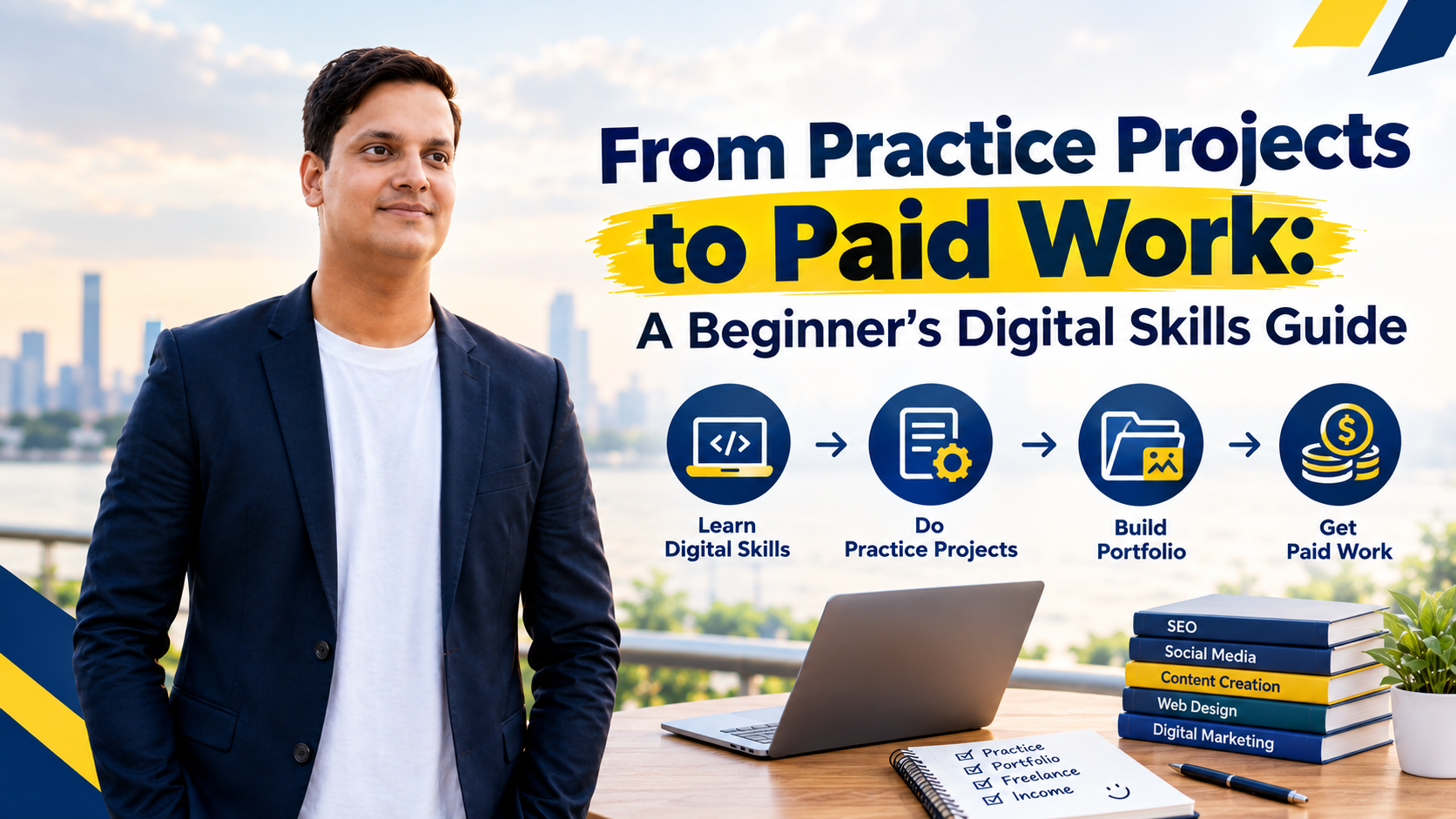 From Practice Projects to Paid Work: A Beginner’s Digital Skills Guide